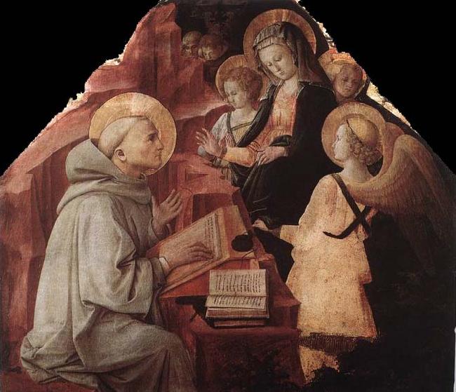 Fra Filippo Lippi The Virgin Appears to St Bernard China oil painting art
